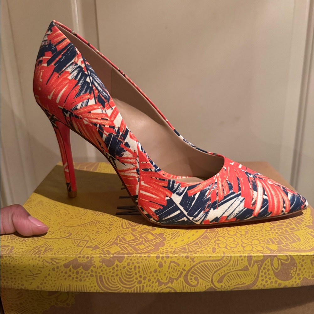 Mix No. 6 Vibrant Red and Blue Heels